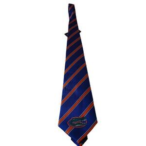 University Of Florida Gators Mascot Blue Orange Football Men's Necktie College